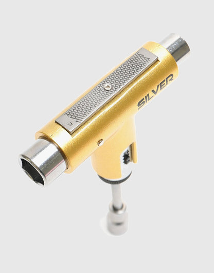Silver T-Skate Tool - Gold