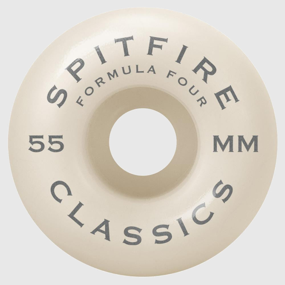 Spitfire Formula Four 99DU Classics Yellow Skateboard Wheel 55mm
