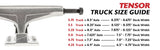 Tensor Aluminium Raw 5.0 Trucks