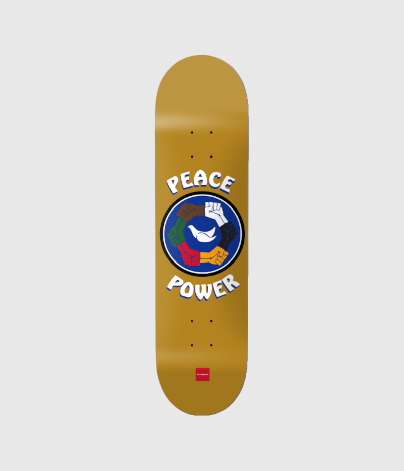 Chocolate Skateboards Peace Power Kenny Anderson Skateboard Deck 8"
