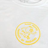 Blast Skates Round Logo Long Sleeve Tee White