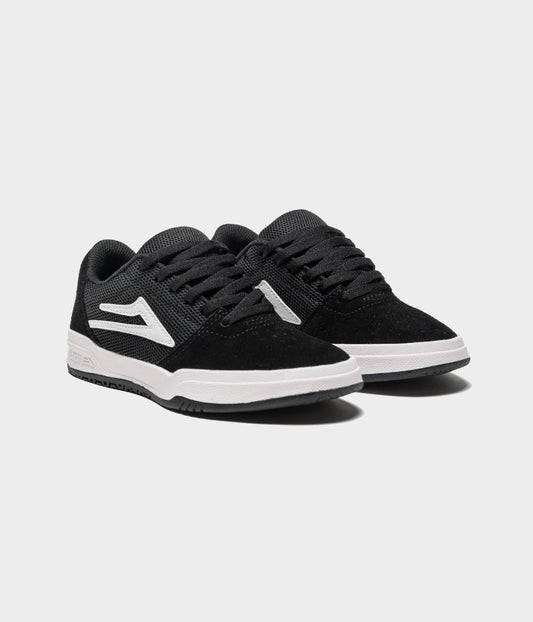 Lakai Brighton Kids Black Suede Skate Shoes