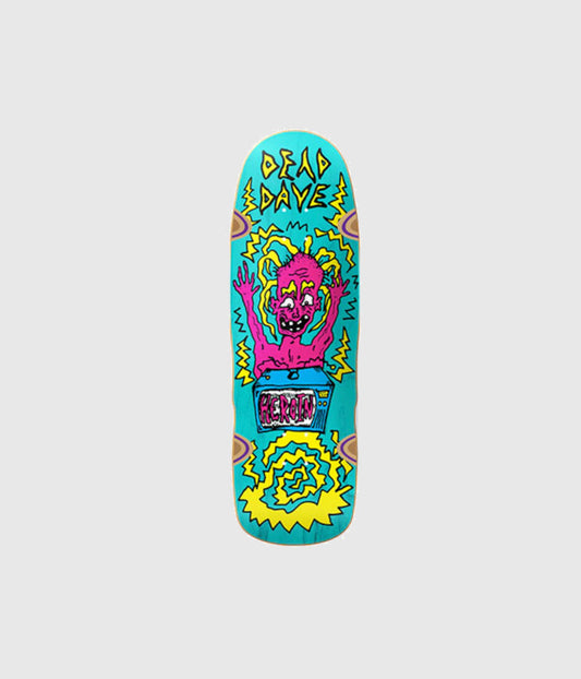 Heroin Skateboards Dead Dave TV Casualty Deck 10.125" *Board damage*