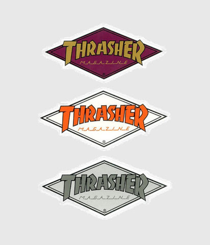 Thrasher Skateboard Magazine Diamond Logo Sticker