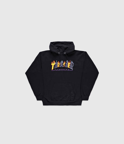 Thrasher Magazine Double Flame Logo Hoodie