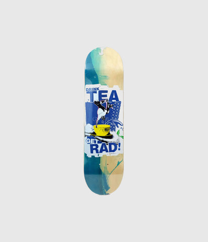 Lovenskate "Drink Tea Get Rad" Board 8.25"