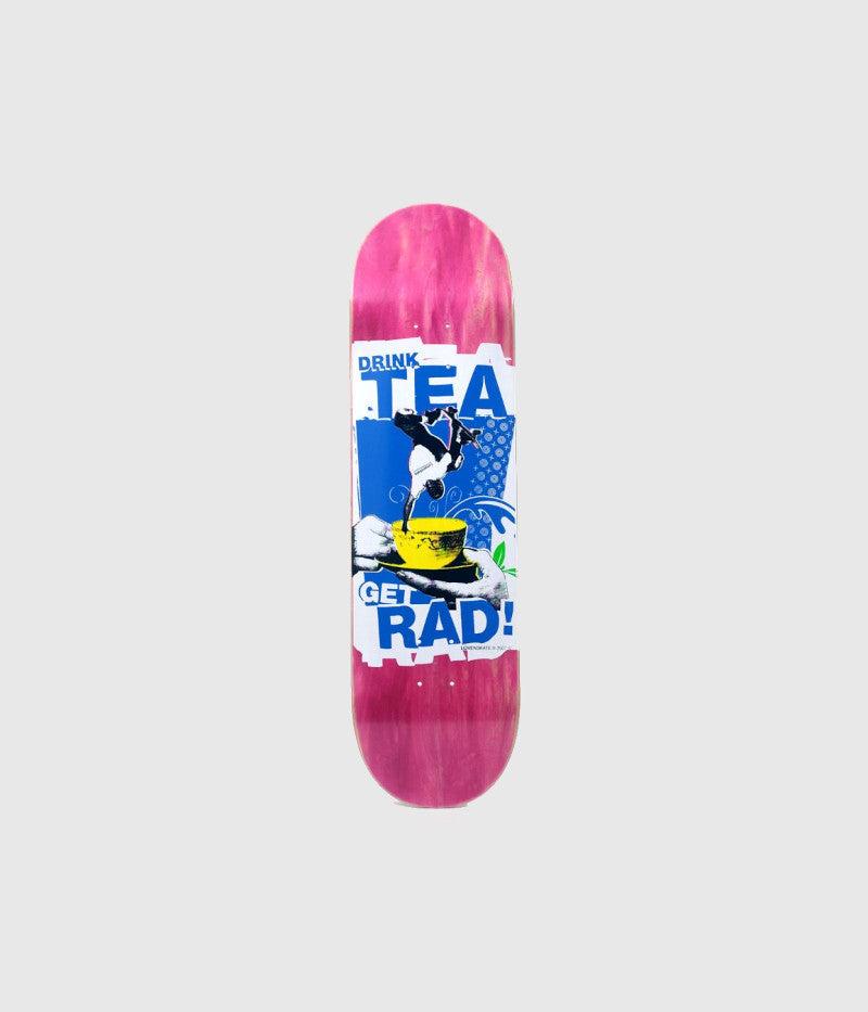 Lovenskate "Drink Tea Get Rad" Board 8.5"