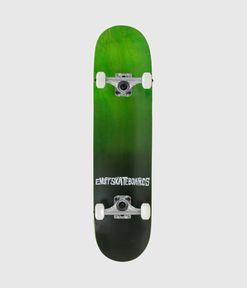 Enuff Fade Green Complete Skateboard 7.75"