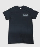 Lariatt Skate Shop T-Shirt Black (*REFLECTIVE EMBROIDERY*)