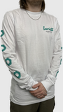Lariatt "Bolts" Long Sleeve T-Shirt White