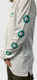 Lariatt "Bolts" Long Sleeve T-Shirt White
