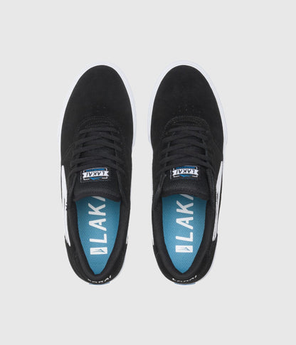 Lakai Manchester Skate Shoes Black Suede