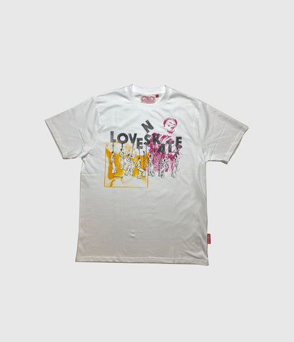 Lovenskate "Side Show" Tee White