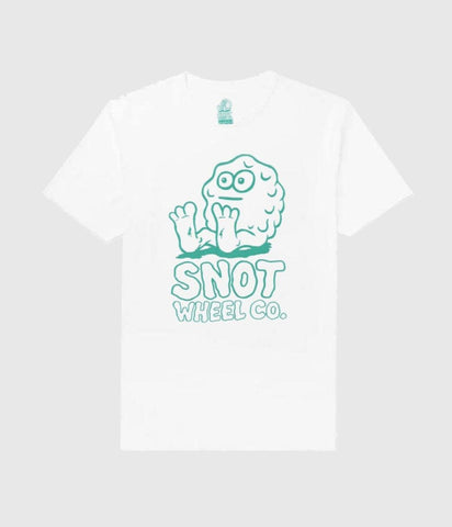 Snot Wheels Booger Logo Tee White